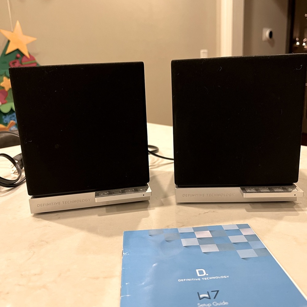 Definitive Technology W7 Speakers. Two for $100 or one for $60